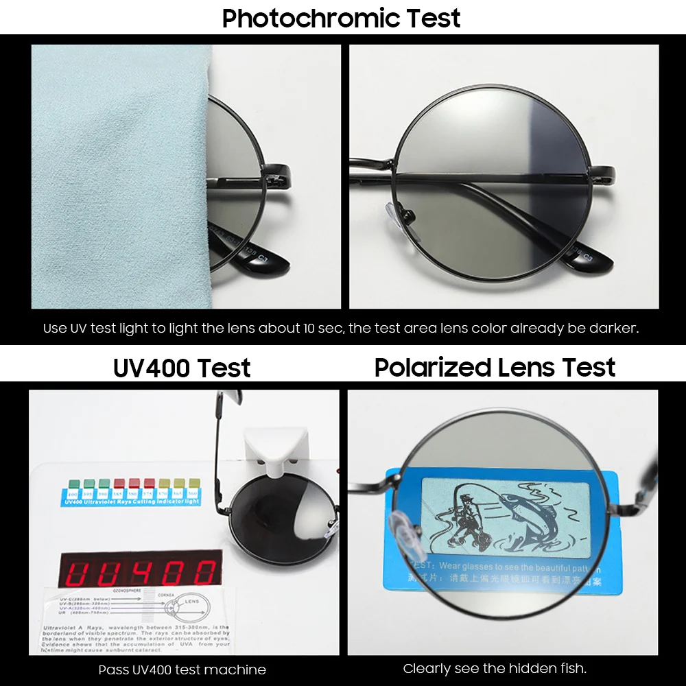 VIVIBEE Round Men Photochromic Gun Frame Photochromic Sunglasses 2019 Chameleon Driving Women Chromatism Sun Glasses Eyeglasses VIVIBEE Round Men Photochromic Gun Frame Photochromic Sunglasses 2019 Chameleon Driving Women Chromatism Sun Glasses Eyeglasses