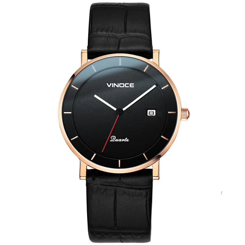 

Vinoce Men Watch 2019 Hot Wrist Brand Luxury Famous Male Clock Automatic Watch Real Quartz Watch Relogio Masculino