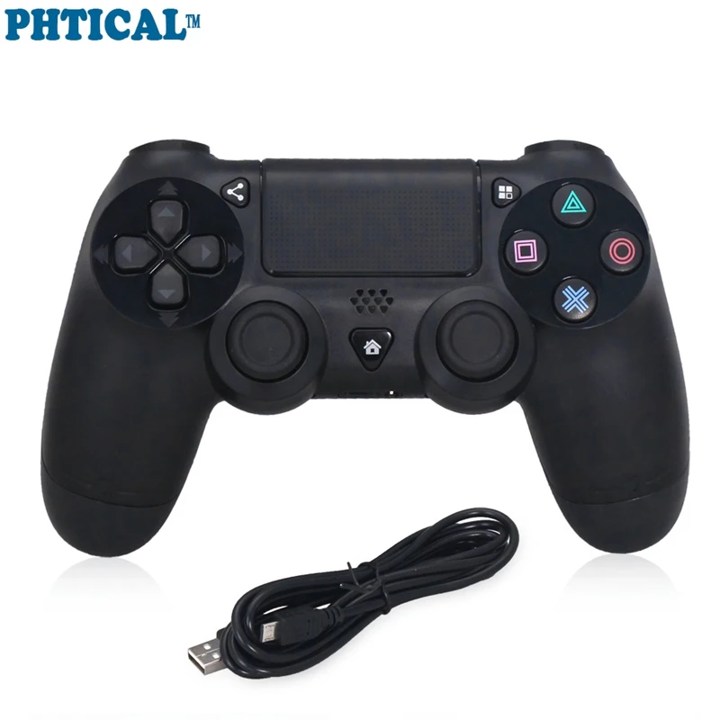 PHTICAL Bluetooth Wireless Controller for Sony Playstation 4 PS4/ PS4 Slim/ PS4 Pro Joystick Gamepand Gaming Spinner Accessories new replace blu ray laser lens kes 490a kem 490aaa for sony playstation 4 for ps4 silm video accessories