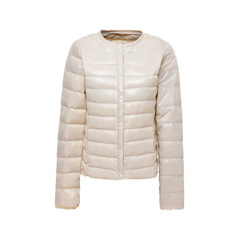 2020 New Ultra-Light Women Winter Coat 90% White Duck Down Jackets O-Neck Portable Down Coats Female Jacket Warm Outerwear