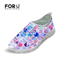 FORUDESIGNS/модные женские туфли на плоской подошве; коллекция года; повседневные женские суперлегкие кроссовки; сетчатая пляжная обувь для женщин; сезон лето