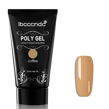 

ibcccndc 30g Poly Gel Finger Nail Extension Crystal Jelly Nail Gel UV LED Hard Gel Builder Gel Slip Solution