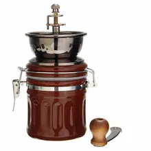 Brand New Handmade Handy Manual Spice Coffee Bean Pepper Grinder Mill Stainless Steel Grinder with Ceramic Core Coffee maker