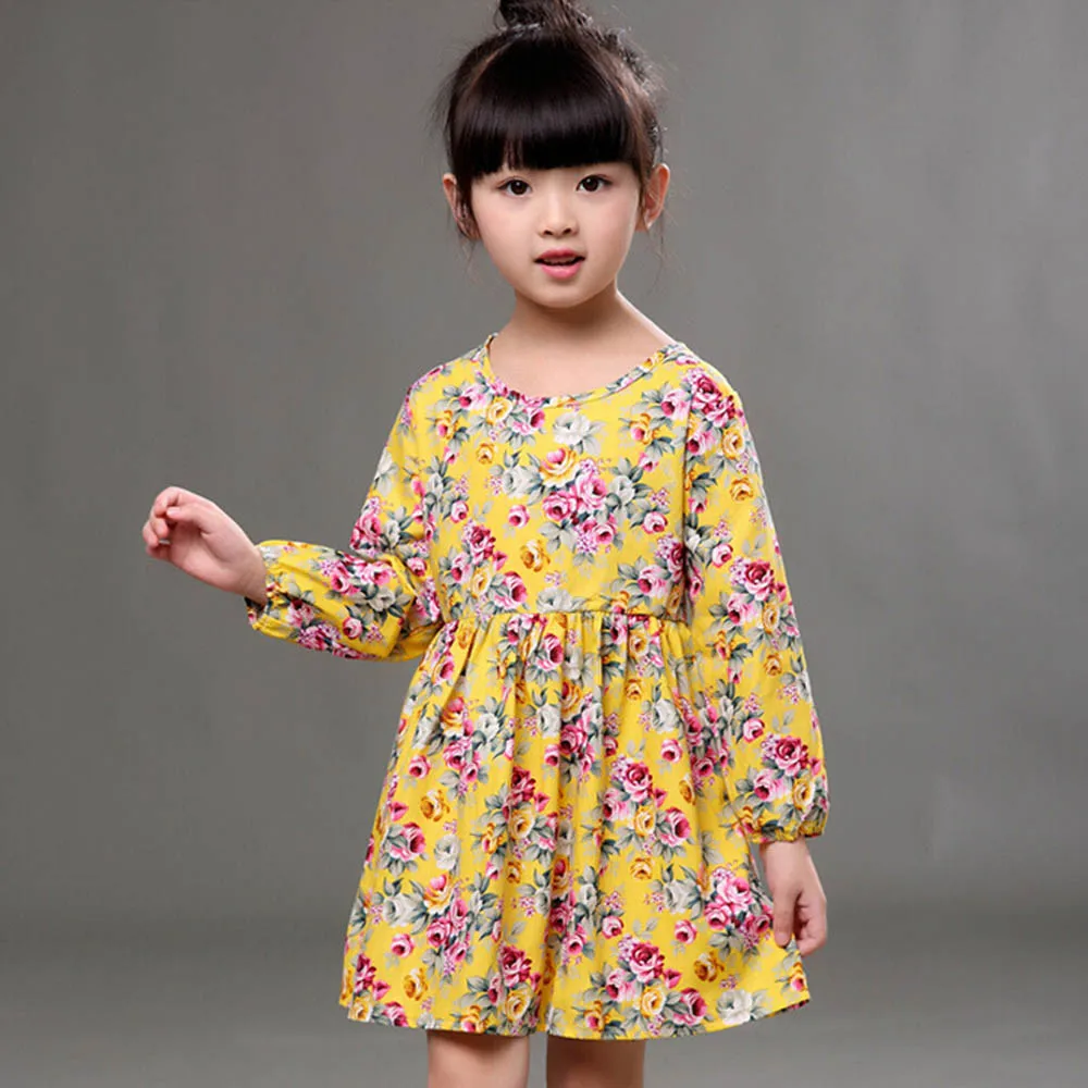 Летние комплекты одежды для девочек, платье для маленьких девочек с длинными рукавами, нарядные платья принцессы, детская одежда, Ensemble3.46