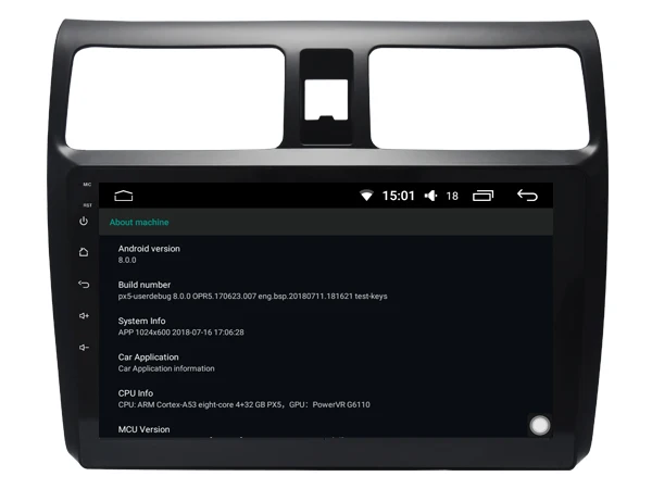 Discount For Suzuki SWIFT 2010 2011 autoradio Android 8.0 car gps multimedia 64GB rom+IPS screen+CARPLAY+TDA7851 Amplifer+Car Launcher 5