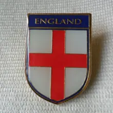 Низкая цена отличный флаг Англии и имя щит pin-нагрудный знак Лидер продаж дешевые обычай тиснением металл, эмаль магнит знак