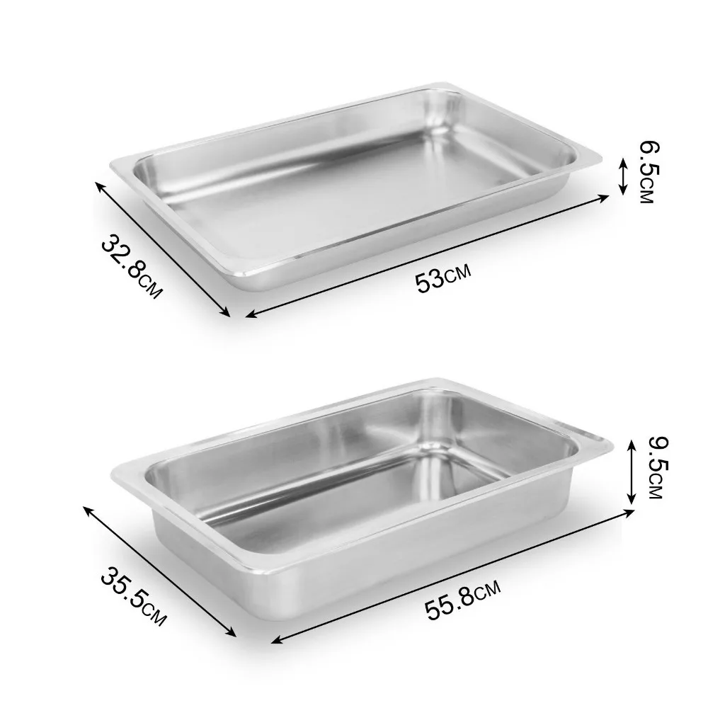  9L Stainless Steel Buffet Set Round in Home & Garden Kitchen Tool With Free Shipping - 33006563734