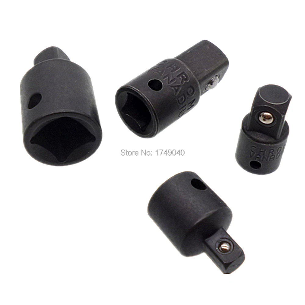 4 шт. ступенчатые адаптеры 1/2 "3/8" 1/4 " квадратные диски гайковерт адаптер