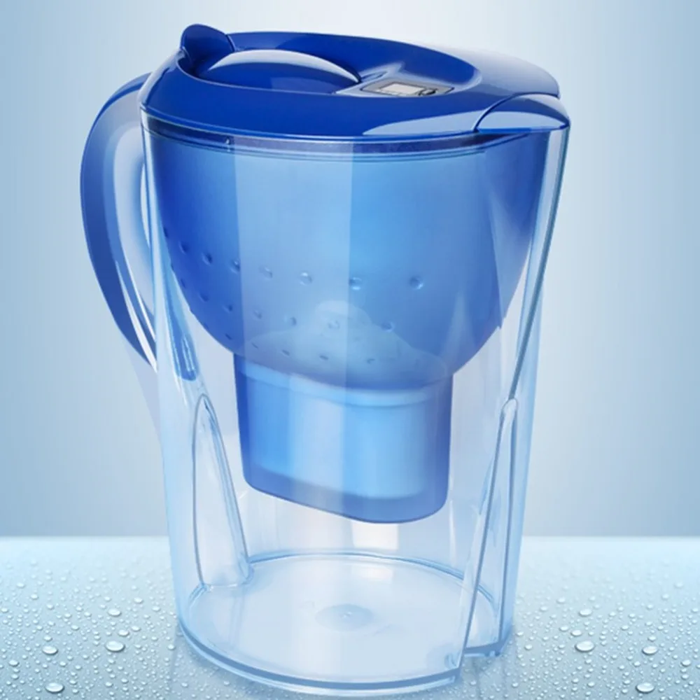 2.5/3.5L Hosehold Pitchers Water Filters Purifier Kettle With 1 Pcs