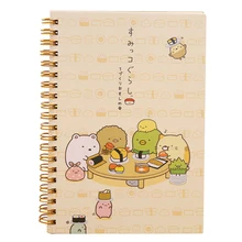 Kawaii японский мультфильм милые животные катушки тетрадь/дневник/pocket book/офисные школьные принадлежности(вечерние ужин