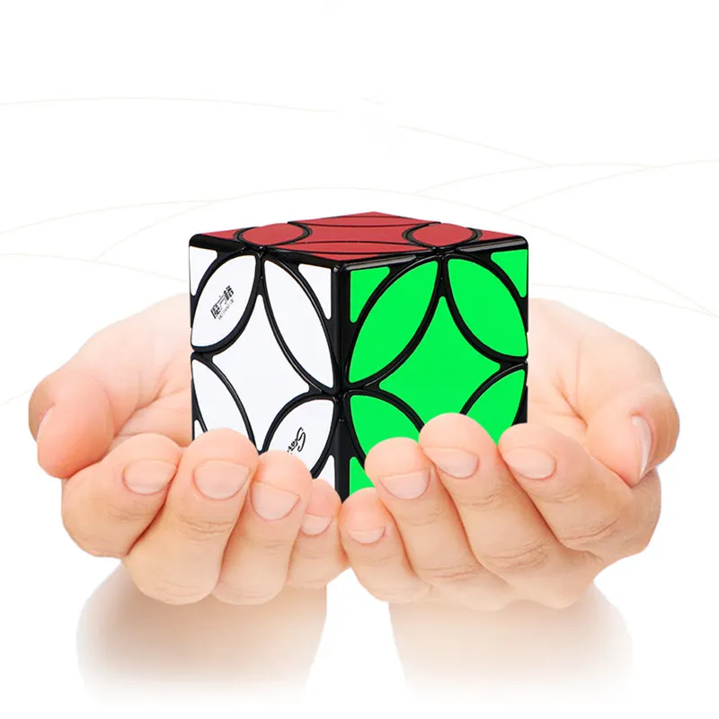 Estranho em Forma de Moeda Moeda de Cobre Educativo para as para as Crianças Mofangge Qiyi Cubo de Cobre Antiga Moeda Magic Cube Velocidade Enigma Cube Engraçado Brinquedo Crianças 6 Cubos mágicos