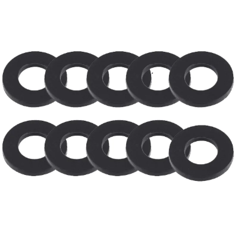 300X M6x12 Black NYLON FLAT FORM WASHERS PLASTIC WASHERin Washers from