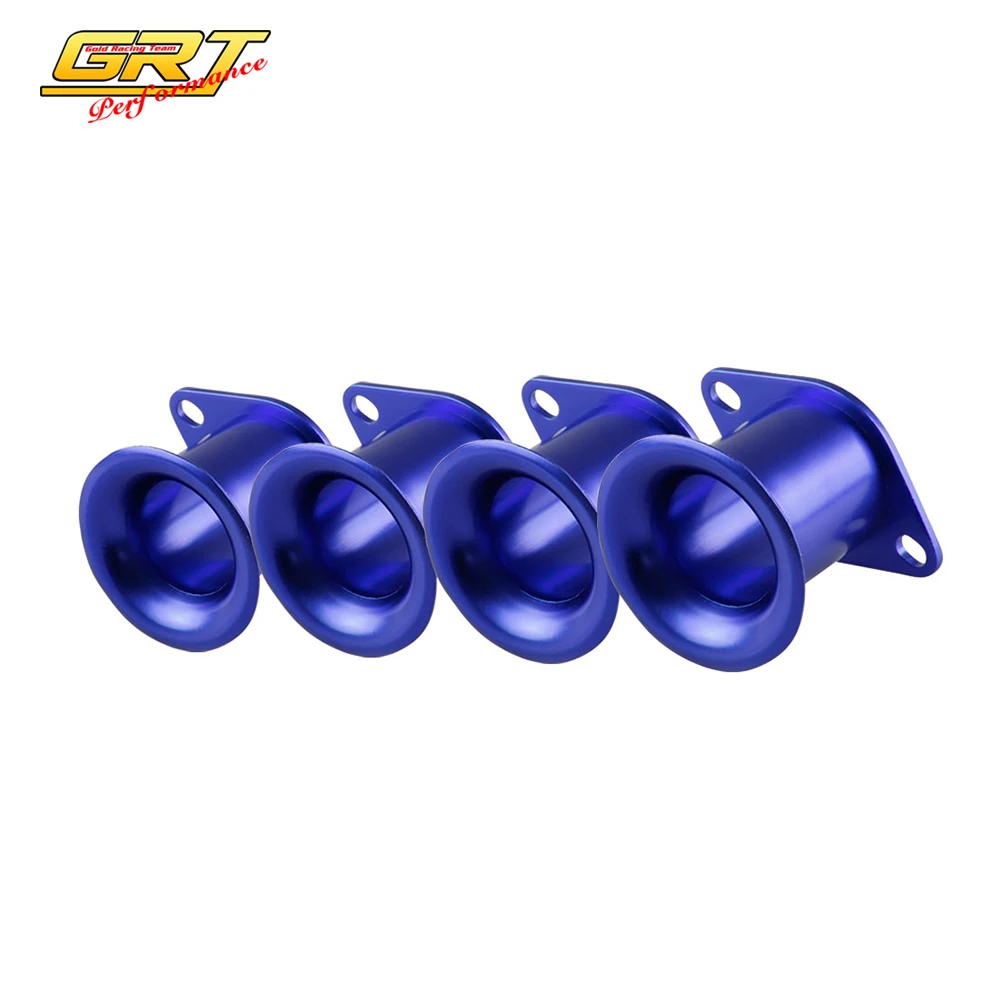

4pcs AE86 Corolla GTS Velocity V-stacks Airbox Intake V Stack Add Horse Power 20V 4AG ITB/ITBs Air Horn Funnel AH009x4