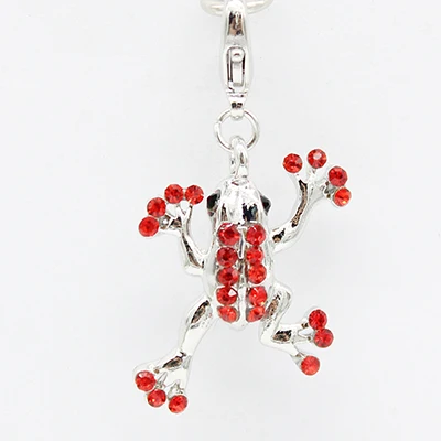 Подвеска в виде лягушки ювелирные украшения DIY минималистский эстетические аксессуары - Окраска металла: red
