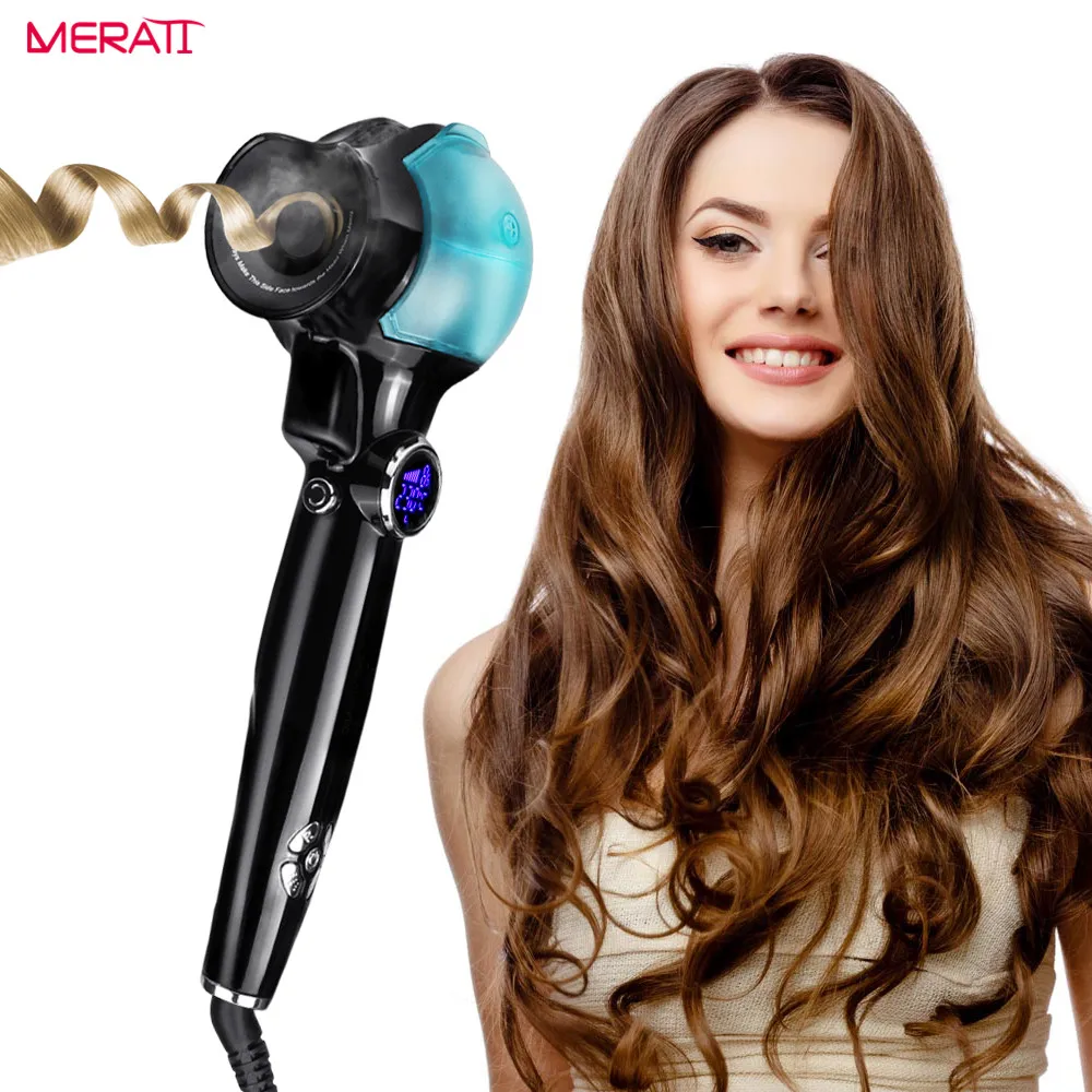 2018新しい髪ヘアアイロン自動ヘアスチームカーラーカーラーで帯電防止鉄柔軟なヘアカーラー用美しいstyer