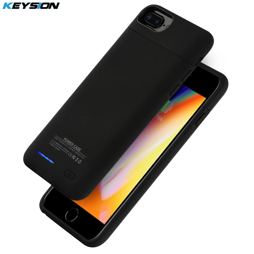  KEYSION Portable Charging Case For iphone 8 7 6 6s Plus 3000/4200mAh Battery Power Bank Battery Cha