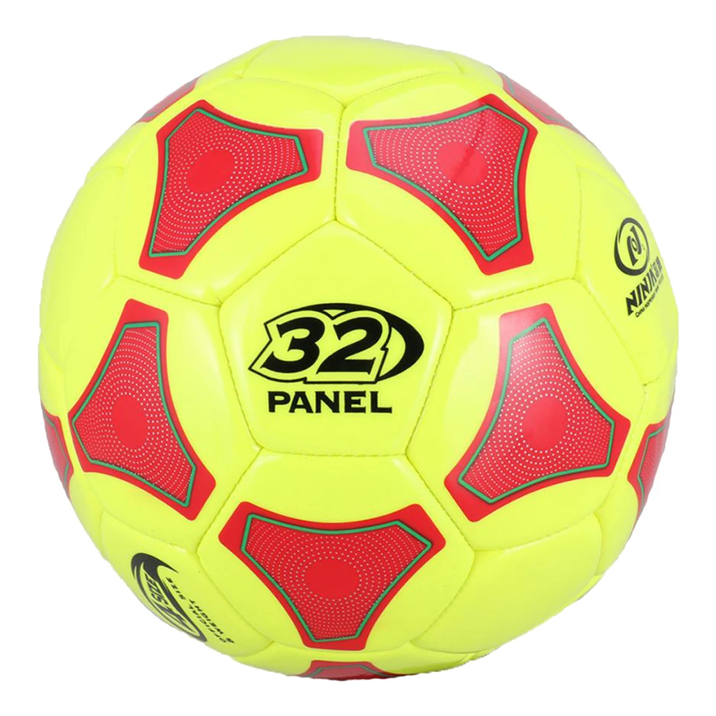 MagiDeal Soccer Ball Size 4 PU Leather Sport Ball with Net & Needle- Suitable for Children/Youth/Adults Indoor Outdoor Play