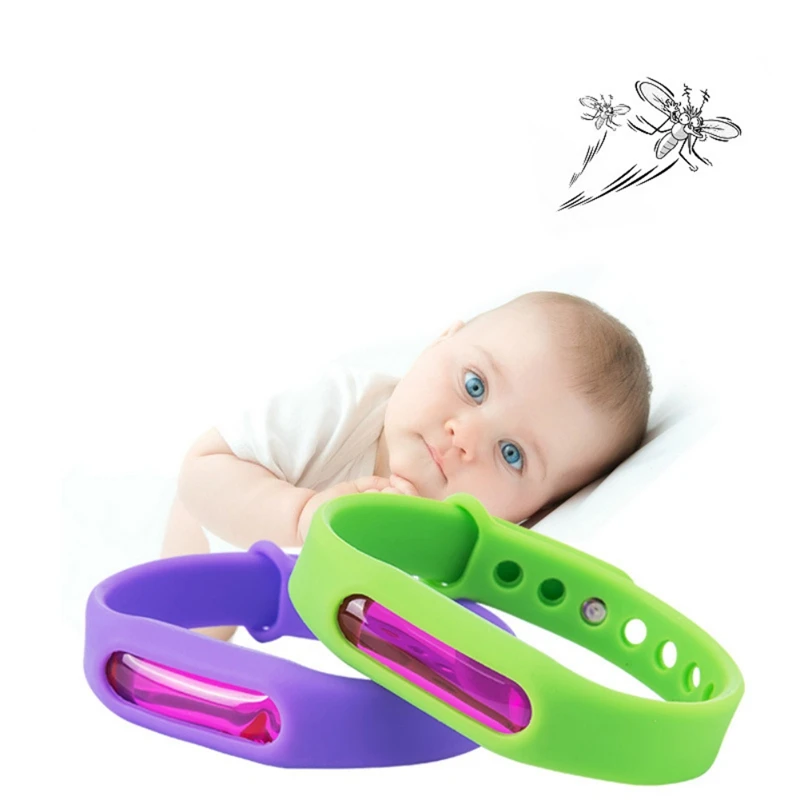 

New Mosquito Repellent Bracelet Summer Environmental Protection Silicone Capsule Bracelet Child Safety Belt Mosquito Killer