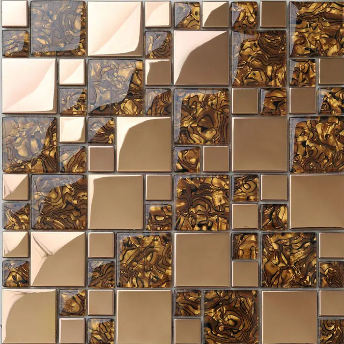Aliexpress.com : buy crystal glass tile pearl shell pattern mosaic ...