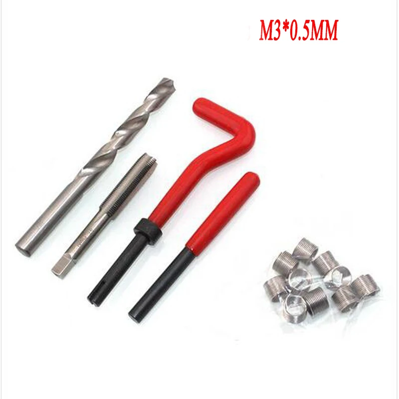 Uxcell Thread Repair Kit M8, Metric Compatible Hand Tool Drill Bit