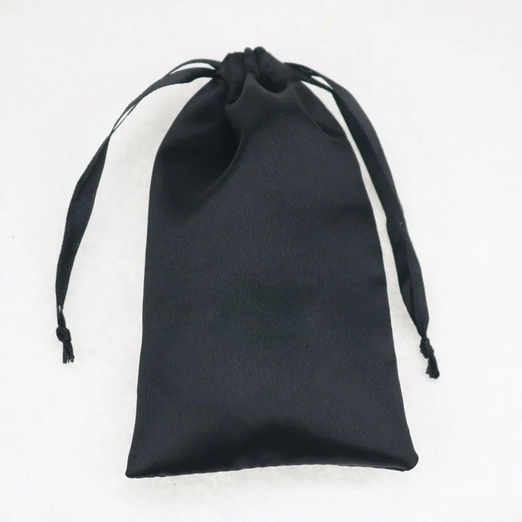 Сатиновые мешки для упаковки волос мягкие шелковые мешочки для хранения на шнурке ткань/обувь/Ювелирные изделия/пыль/подарочные пакеты - Цвет: SKBSD17 HEI SE A170