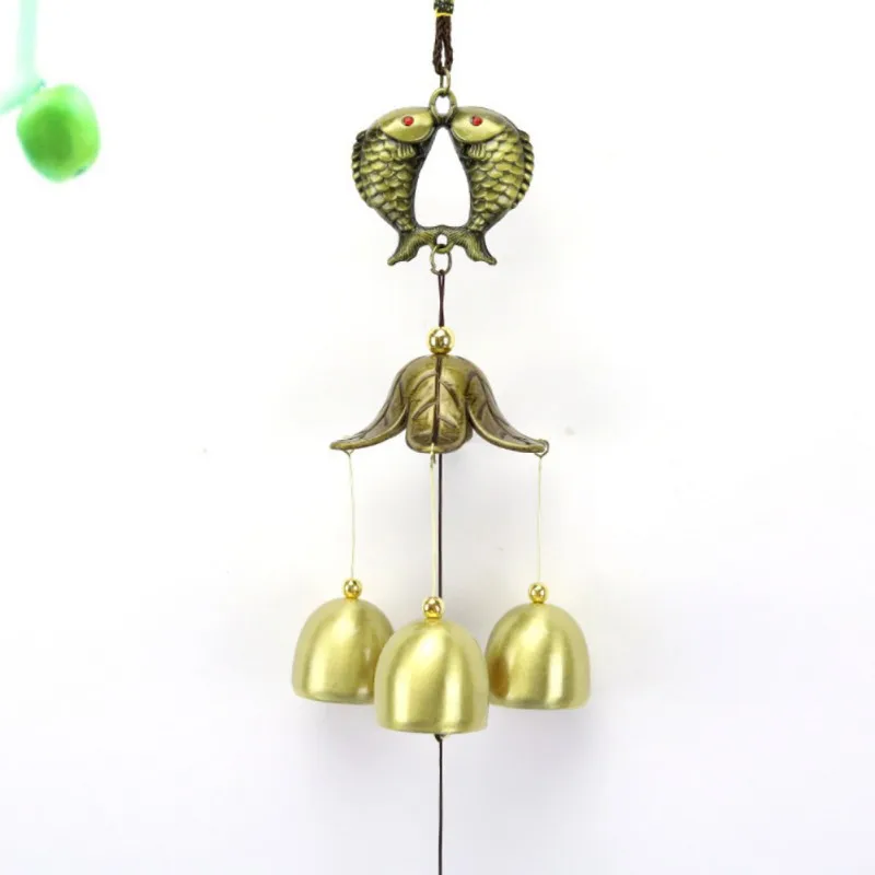 Lucky Chime Fortune Garden Wind Chime Copper Alloy Ornaments Outdoor