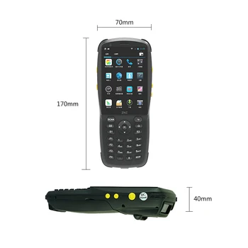 

Rugged Portable Android 5.1 mini tablet with barcode scanner bluetooth NFC and touch display