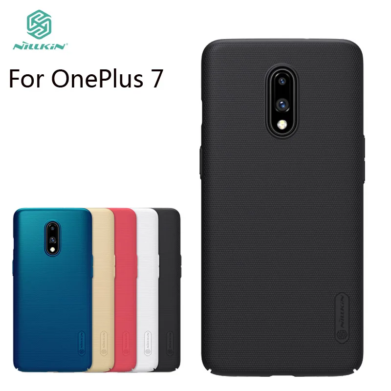 

Nilkin For OnePlus 7 Case Cover Nillkin Frosted Shield Hard PC Back Phone Cover For OnePlus 7