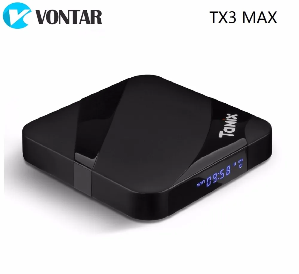 

10pcs VONTAR Tanix TX3 MAX Android 7.1 TV BOX 2GB 16GB BT4.1 Amlogic S905W Quad Core 4K 2.4GHz WiFi Set top box TX3Max