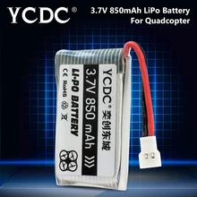 YCDC 3.7V 850mAh Li-Po Battery For Syma X5C X5SC X5SW X5C-1 X5SC-1 Cx-30 Cx-31 Drone Quadcopter Batteries for with camera
