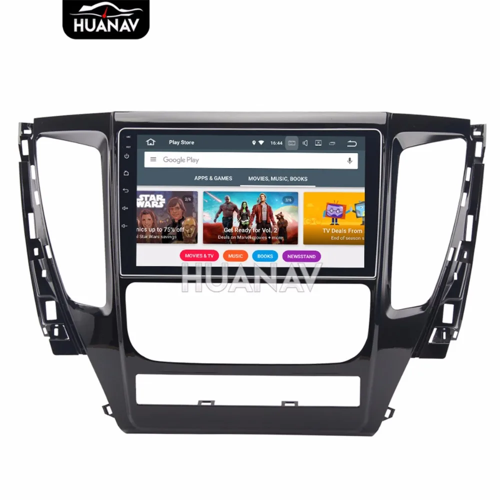Discount 9" MIRROK Link touch screen 8 core Android8.0 4GB+32GB Car DVD player GPS navigation for Mitsubishi Pajero sport 2016 2017 5