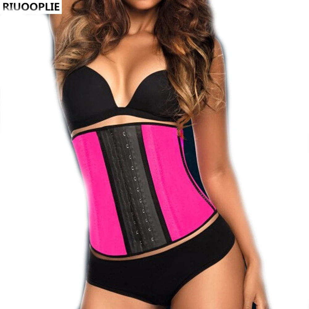 RIUOOPLIE Women Corset Latex Corset Waist Trainer Cincher Body Kim