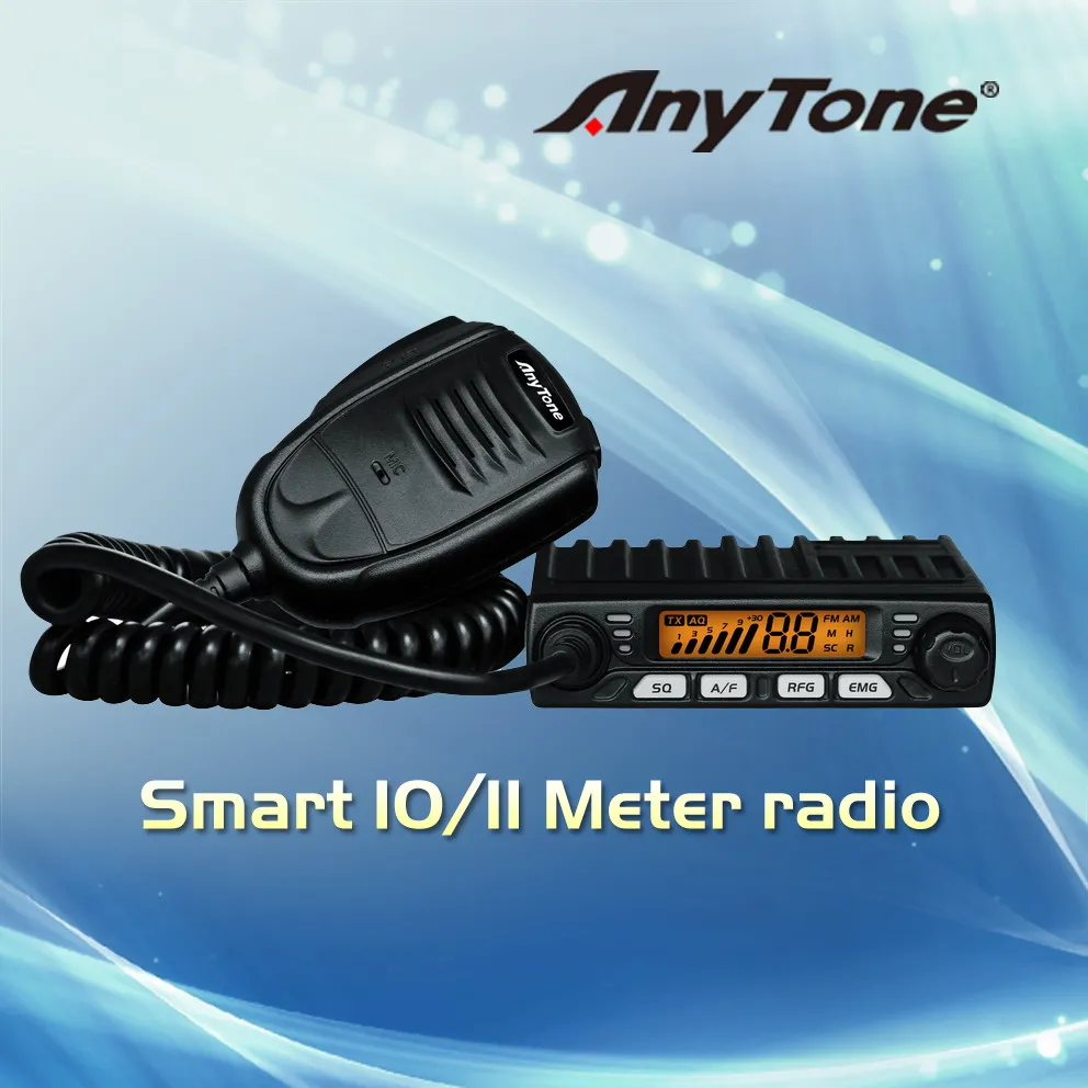 Smallest CB radio, AM/FM 10/11 meter Amateur radio, 4/8W