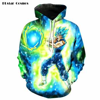 

PLstar Cosmos 2018 Fashion Anime Dragon Ball Z Goku Kids 3D Print Pullovers Sweatshirts Harajuku Men/Women Hoodies Plus Size 5XL