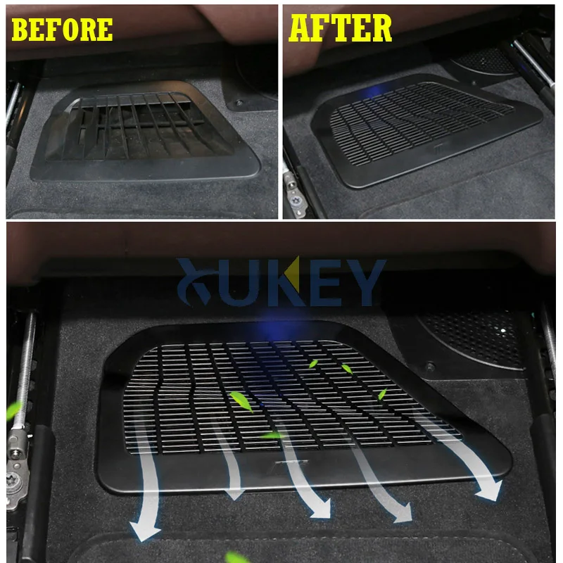 

Under Seat Floor Air Vent Cover For 2016 2017 2018 BMW 7 Series G11 G12 730/740/750/760LI AC Heater Air Conditioner Grill Trim