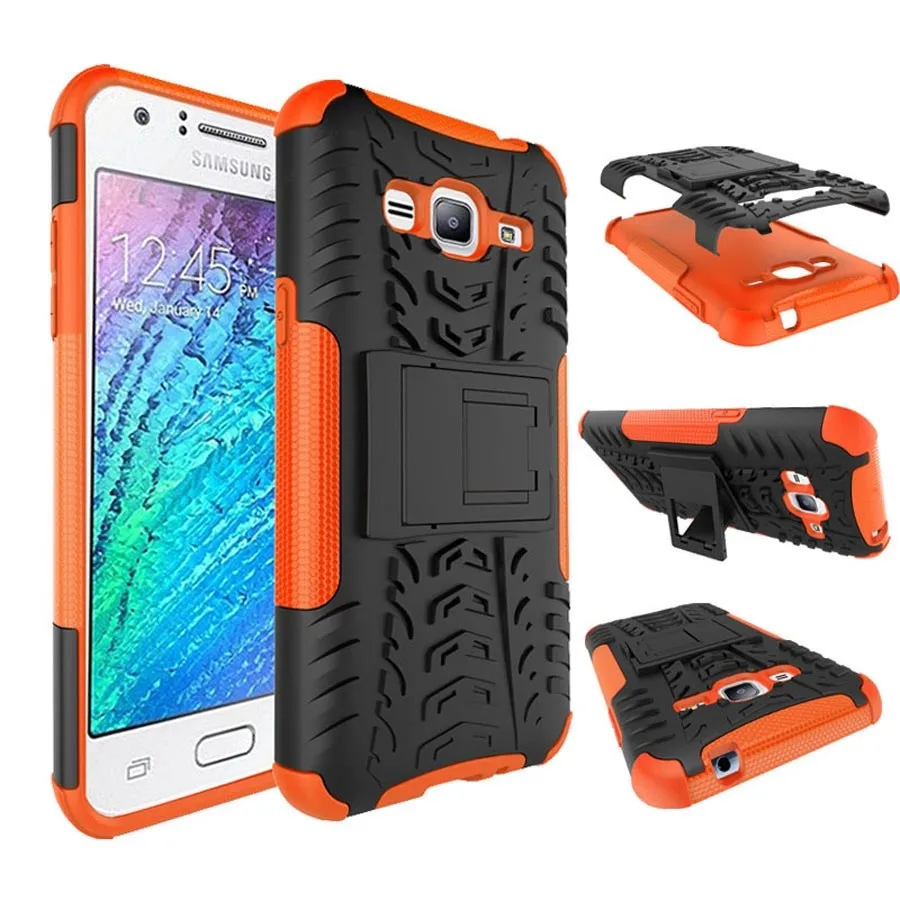 2 in 1 Armor Style Case for Samsung Galaxy J3 2016 Back Cover Heavy