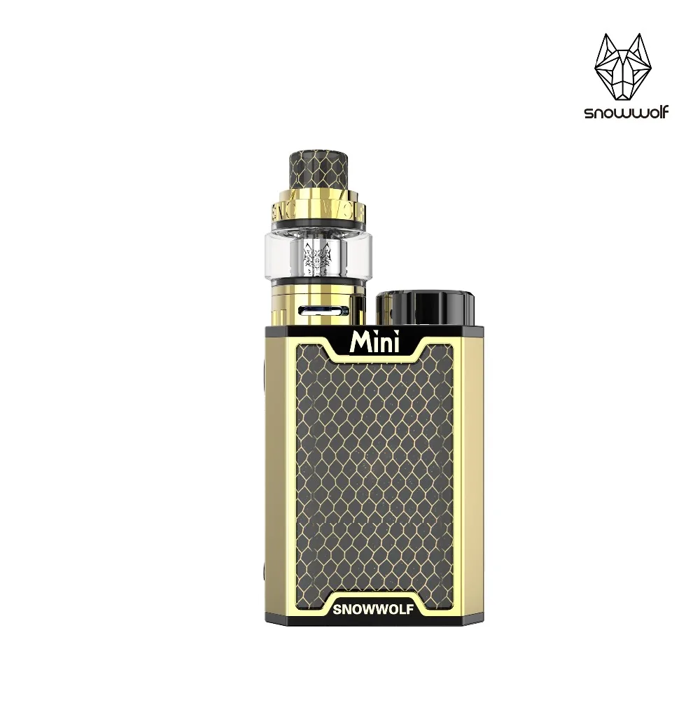 Vape kit Snowwolf Mini Kit 10-100w vape mod with snowwolf mini tank e electronic cigarette kit Vape kit Snowwolf Mini Kit 10-100w vape mod with snowwolf mini tank e electronic cigarette kit