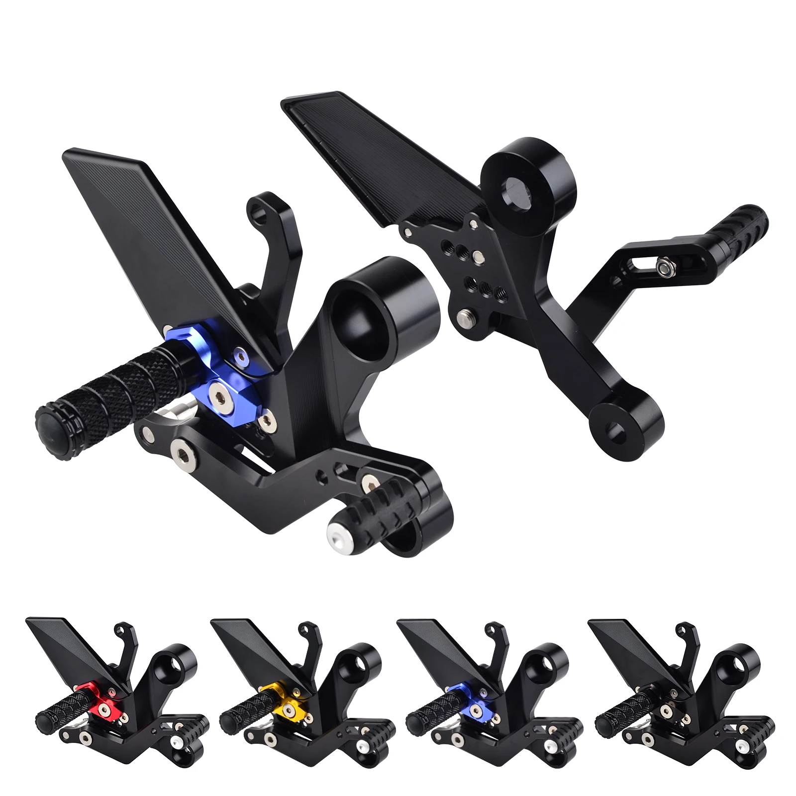 Мотоцикл Регулируемый Rearset подножка подножки задние комплекты для Yamaha MT 09 MT09 Tracer