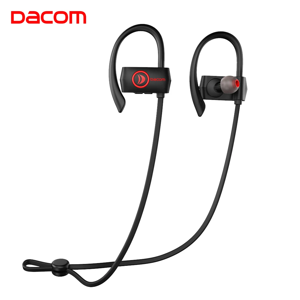 Dacom вкладыши Беспроводной наушники IPX7 Водонепроницаемый беспроводные Bluetooth с 2 в 1