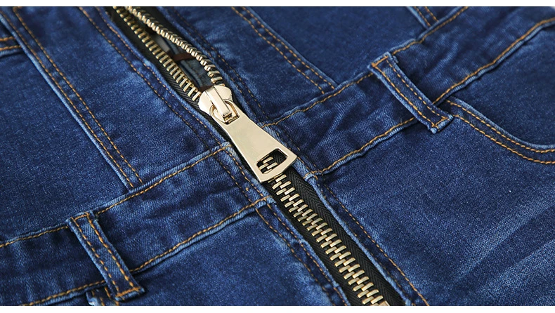 Новый дизайн 2019, короткие женские джинсы с высокой талией, на молнии, размера плюс 6XL, высокое качество, женские джинсовые шорты