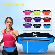 Waterproof nylon unisex sports pockets running bags mobile phone pockets running fitness equipment belt(FK0360)