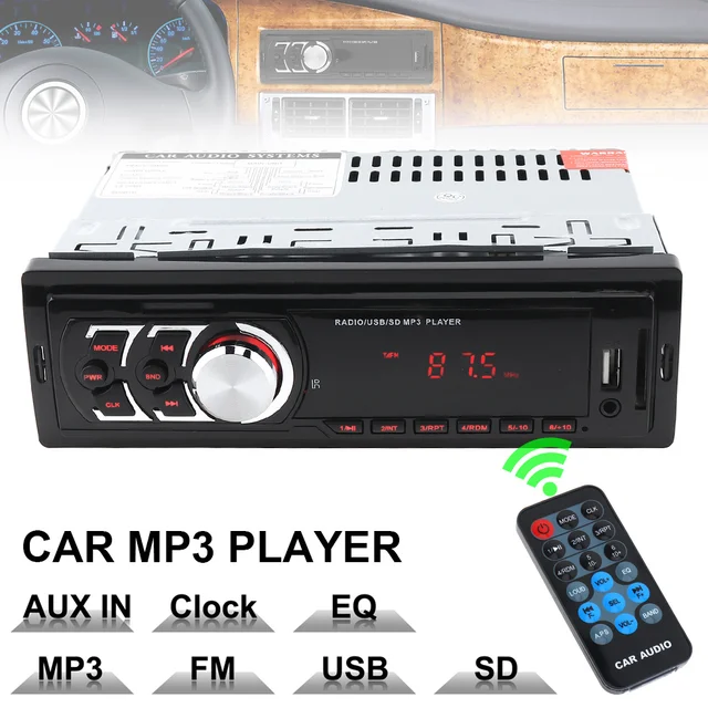 Best Price 12V LED Display Car Stereo Audio Player 1 DIN In Dash FM Radio Aux Input Receiver SD USB MP3 Player Best Price 12V LED Display Car Stereo Audio Player 1 DIN In Dash FM Radio Aux Input Receiver SD USB MP3 Player