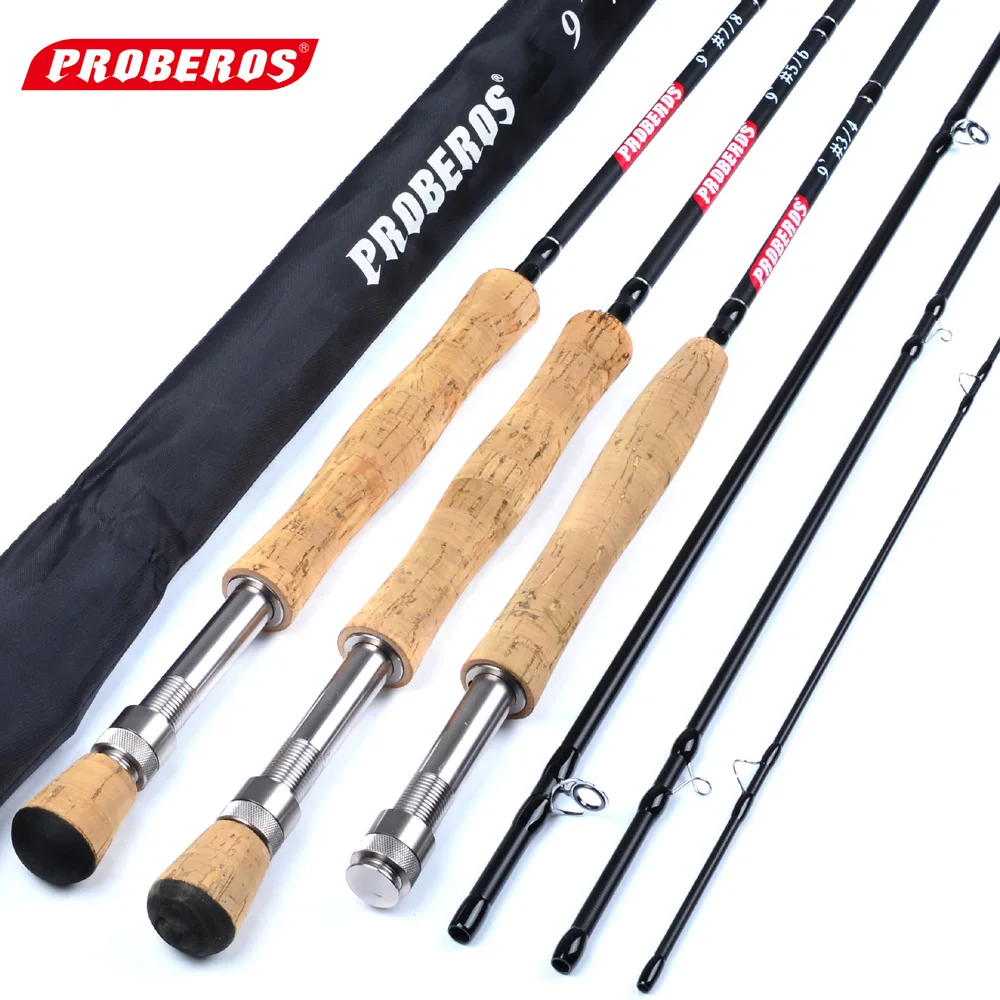 2.7M High Quality Carbon Fly Fishing Rod 9FT 4 Section Fishing Rod Line