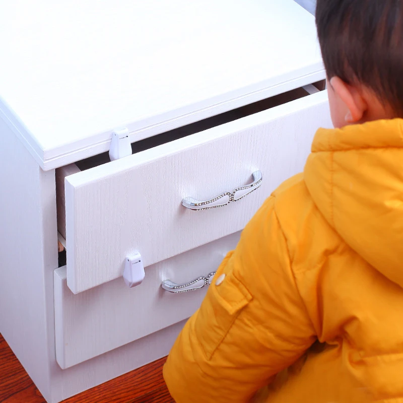 

1Pcs Safe Locks for Refrigerators Easy Cabinet Lock Child Safety Baby Protection Baby Security Drawer Latches From Children