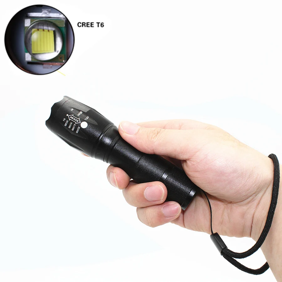

Aluminum XML T6 LED Flashlight Waterproof Lanterna Zoomable Torch Lamp lights For Camping Outdoor Night lighting