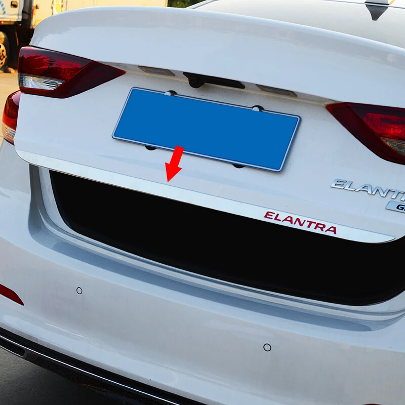 Аксессуары для Hyundai Elantra Avante 2016 2018 нержавеющая сталь отделка задней двери
