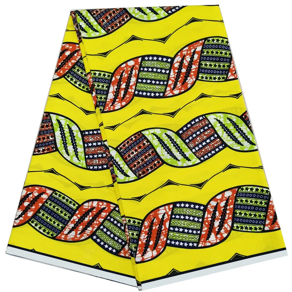 

2019 latest fashion new design ankara african wax print fabric quality ankara batik block prints dutch quality 6yards HV104