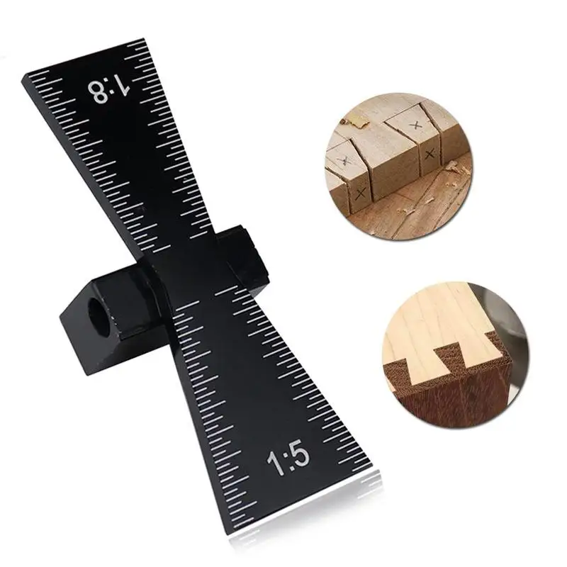

Dovetail Marker Jig Marker Hand Cut Wood Joints Gauge Dovetail Guide Marking Tool