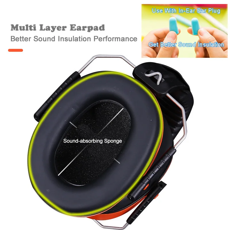 Casque Anti-Bruit SNR 35dB - Protection Auditive Travail, Étude, Sommeil