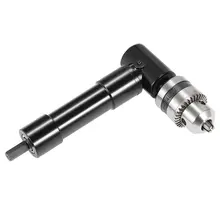 Cordless Right Angle Drill Attachment Adapter With 3/8″ Keyed Chuck 8mm Hex Shank Power Tool Accessory Free Shipping